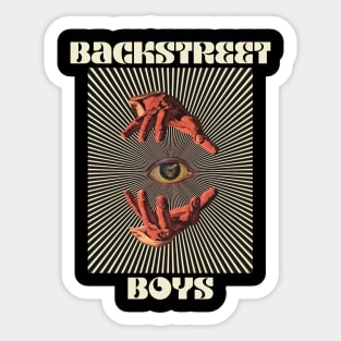 Hand Eyes Backstreet Boys Sticker